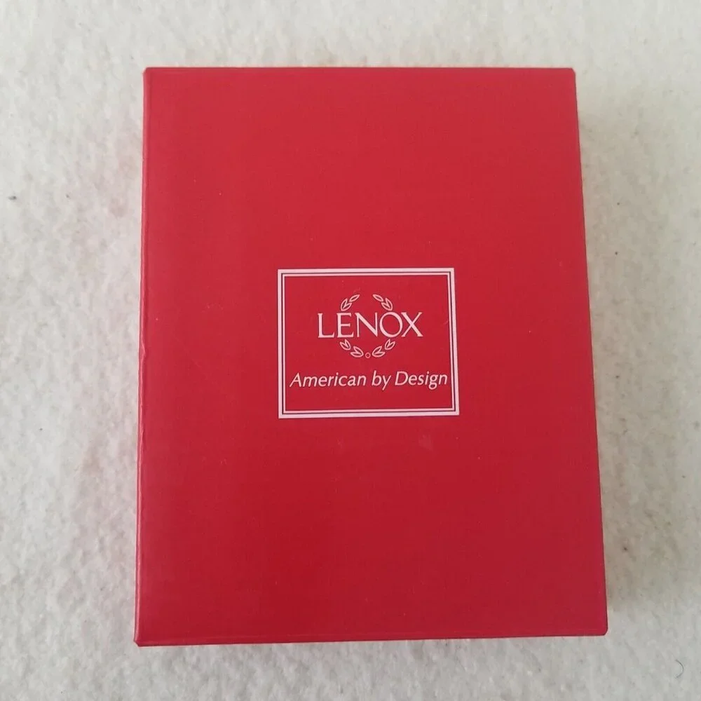 LENOX Sparkle Scroll Multi Crystal Silver‎ Plate snowflake holiday Christmas NIP